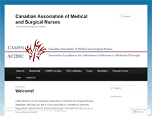 Tablet Screenshot of medsurgnurse.ca